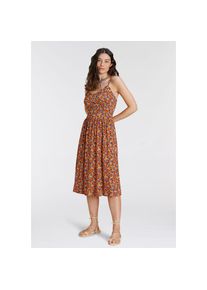 Laura Scott Sommerkleid, in gebl&uuml;mter Optik - NEUE KOLLEKTION gelb 42 N-Gr gelb-gebl&uuml;mt Jerseykleid von Laura Scott