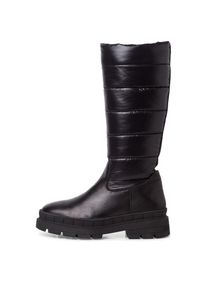 Tamaris Winterstiefel, mit abgestepptem Schaft schwarz 39 schwarz-gl&auml;nzend Mit Duo-Tex-Ausstattung - dadurch wasserabweisend und atmungsaktiv