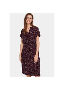 Saint Tropez Sommerkleid &raquo;TateSZ Dress&laquo;, mit Allover Blumendruck bunt M (38) N-Gr Night Sky Naive Flower Sommerliches Kleid von Saint Tropez