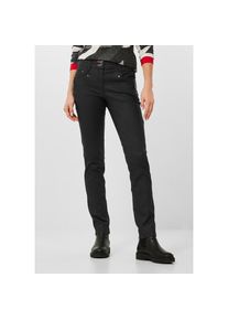 Cecil R&ouml;hrenhose, 4-Pocket Style schwarz 36 L&auml;nge 32 Black Slim Fit Damenhose
