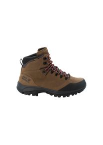 Jack Wolfskin Trekkingschuh &raquo;REBELLION TEXAPORE MID M&laquo; braun UK 6,5 - EU 40 brown-grafit Robuster, hochwertiger Vollleder-Trekkingschuh