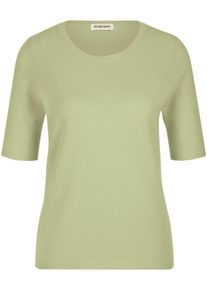 Peter Hahn - Rundhals-Pullover aus Schurwolle und Kaschmir, gr&uuml;n, Gr. 40, Schurwolle