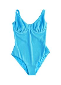 next, Femmes Maillot de bain 'Tummy Control', azur