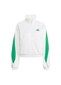 adidas Sportswear Jacke 'Stadium' Damen, gr&uuml;n / wei&szlig;, Gr&ouml;&szlig;e XXXL/4XL