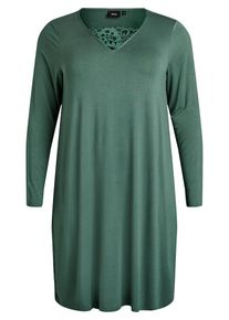 ZIZZI, Femmes Chemise de nuit 'Mhali', jade