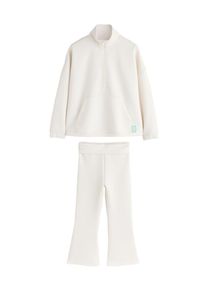 next, Filles Set 'Foldover Flare', cr&egrave;me