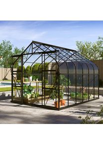 Vitavia Gew&auml;chshaus Dione Tomatenhaus Schwarz, 383x264x255 cm (LxBxH)