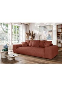 Home Affaire, Home Affaire Big-Sofa &raquo;LAKESIDE 3-Sitzer Schlafsofa mit Bettkasten, Breite 256,5 cm&laquo; Liegefl&auml;che 168,5x195 cm, hoher Sitzkomfort, Masse 