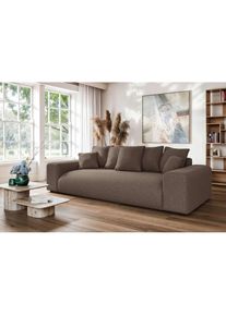 Home Affaire, Home Affaire Big-Sofa &raquo;LAKESIDE 3-Sitzer Schlafsofa mit Bettkasten, Breite 256,5 cm&laquo; Liegefl&auml;che 168,5x195 cm, hoher Sitzkomfort, Masse 