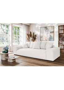 Home Affaire, Home Affaire Big-Sofa &raquo;LAKESIDE 3-Sitzer Schlafsofa mit Bettkasten, Breite 256,5 cm&laquo; Liegefl&auml;che 168,5x195 cm, hoher Sitzkomfort, Masse 