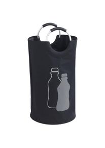 Wenko, Wenko Flaschensammler &raquo;Modell Jumbo&laquo; Multifunktionstasche, Pfandsammler mit 2 Tragegriffen, 69 Liter, schwarz, grau, Polyester, 69 l
