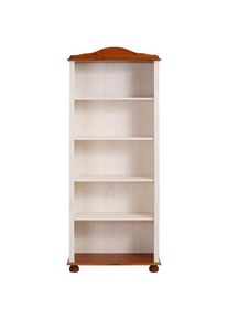 Home Affaire, Home Affaire Regal &raquo;Mette&laquo; aus massivem Kiefernholz, in unterschiedlichen Gr&ouml;ssen und Farben, wei&szlig;, honigfarben, Massivholz, B/H/T: 77 