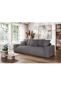 Home Affaire, Home Affaire Big-Sofa &raquo;LAKESIDE klein 3-Sitzer Schlafsofa mit Bettkasten, Breite 238 cm&laquo; Liegefl&auml;che 149x195 cm, hoher Sitzkomfort, 