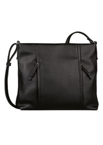 Tom Tailor, Unisex, Tom Tailor Hobo &raquo;Beca&laquo; aus hochwertigem Kunstleder mit funktionalen Details, schwarz, B/H/T: 35cm x 29cm x 9cm, DAILY BEGLEITER: 