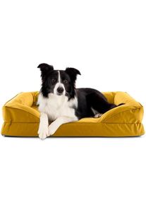Lumaland, Hundebett &raquo;In-& Outdoor M&laquo;, gelb, B/H/L: 65 cm x 18 cm x 90 cm