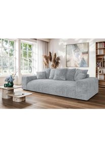 Home Affaire, Home Affaire Big-Sofa &raquo;LAKESIDE 3-Sitzer Schlafsofa mit Bettkasten, Breite 256,5 cm&laquo; Liegefl&auml;che 168,5x195 cm, hoher Sitzkomfort, Masse 