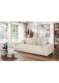 Home Affaire, Home Affaire Big-Sofa &raquo;LAKESIDE klein 3-Sitzer Schlafsofa mit Bettkasten, Breite 238 cm&laquo; Liegefl&auml;che 149x195 cm, hoher Sitzkomfort, 