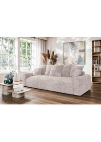 Home Affaire, Home Affaire Big-Sofa &raquo;LAKESIDE klein 3-Sitzer Schlafsofa mit Bettkasten, Breite 238 cm&laquo; Liegefl&auml;che 149x195 cm, hoher Sitzkomfort, 