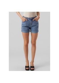 V&eacute;ro Moda Vero Moda, Unisex, Jeansshorts &raquo;VMZURI HR LOOSE SHORTS MIX NOOS&laquo;, medium blau denim, M (38), N-Gr, Hoher Bund f&uuml;r eine schmeichelhafte Taille und 