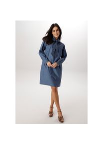 Aniston Selected, Unisex, Aniston SELECTED Jeanskleid mit fixierter Schluppe zum Binden am V-Ausschnitt - NEUE KOLLEKTION, jeansblau, 40, N-Gr, Kleid 