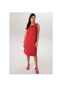 Aniston Selected, Unisex, Aniston SELECTED Jerseykleid mit raffinierten Ausschnitt und Bindeb&auml;nder - NEUE KOLLEKTION, rot, 40, N-Gr, Kleid aus weicher