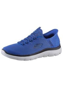 Skechers, Herren, Slip-On Sneaker &raquo;SUMMITS-HIGH RANGE&laquo; , Freizeitschuh mit Slip Ins-Fersenpart f&uuml;r einen leichten Einstieg, royalblau, 45, Mit Slip 