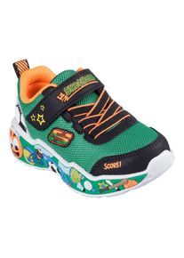 Skechers, Unisex, Lauflernschuh &raquo;PLAY SCENE&laquo; , Sneaker, Babyschuh mit Klettverschluss, Gr&ouml;ssenschablone zum Download, gr&uuml;n, multi, 23, S&uuml;sse Skechers 