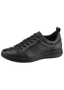 Ara, Unisex, Sneaker &raquo;ROMA&laquo; , Freizeitschuh, Halbschuh, Schn&uuml;rschuh mit High Soft Fussbett, G-Weite, schwarz, 4,5 (37,5), Basic Schn&uuml;rschuh mit 