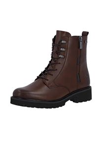 Remonte, Unisex, Schn&uuml;rstiefelette Schn&uuml;rboots, Stiefelette mit wasserabweisender TEX-Membran, dunkelbraun, 44, Schn&uuml;rstiefelette mit beidseitigem 