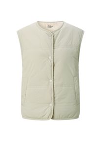 LANIUS Damen-Wendeweste Hellgr&uuml;n-Creme 44