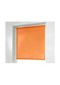 K-home, K-home Seitenzugrollo &raquo;Thermo Klemmfix-Rollo&laquo; verdunkelnd energiesparend ohne Bohren 1 St&uuml;ck, orange, Polyester