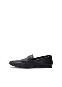 Kazar Slipper Herren, schwarz / silber, Gr&ouml;&szlig;e 41