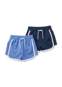 Tchibo - 2 shorts en sweat pour enfant - Filles - taille: 110/116 - bleu