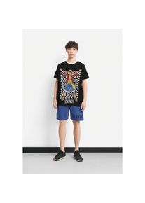 name it, Herren, T-Shirt &raquo;NKMJOB ONEPIECE NREG SS TOP NOOS VDE&laquo; Set, schwarz, 116, Shirt von name it f&uuml;r Jungen