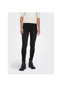 Only, Unisex, Only Skinny-fit-Jeans &raquo;ONLPOWER MID PUSH UP SK DNM TAI886&laquo;, washed schwarz, M (38), L&auml;nge 32, Skinny-Fit Jeans f&uuml;r eine figurbetonte 