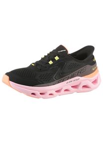 Skechers, Unisex, Slip-On Sneaker &raquo;GLIDE-STEP ALTUS&laquo; Trainingsschuh, Laufschuh mit auff&auml;lliger Laufsohle, schwarz, rosa kombiniert, 40, Cooler 