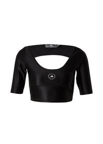 adidas by Stella McCartney Funktionsshirt Damen, schwarz / wei&szlig;, Gr&ouml;&szlig;e L