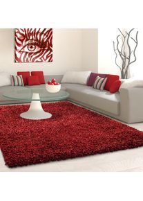Ayyildiz Teppiche, Hochflor-Teppich &raquo;Life Shaggy 1500&laquo; rechteckig 30 mm H&ouml;he Langflor, uni, grosse Farbauswahl, robust, auch als L&auml;ufer und in rund, 