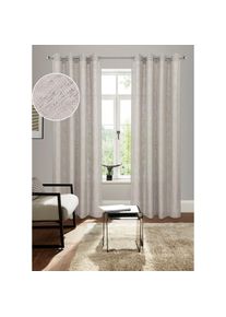 Bruno Banani, Gardine &raquo;Jaden&laquo; &Ouml;sen 1 Stk. tlg. modern, zeitloser Schal, Leinenoptik, beige, Polyester