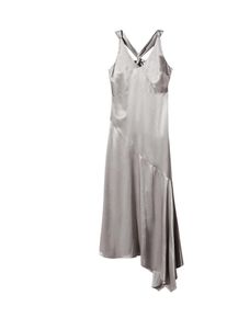 Mango, Femmes Robe 'Ale', gris argent&eacute;