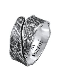 Kuzzoi, Hommes Bague, noir / argent
