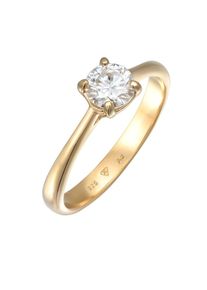 Elli Premium Ring Damen, gold / transparent, Gr&ouml;&szlig;e 54