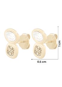 Guess, Femmes Boucles d'oreilles, or / transparent