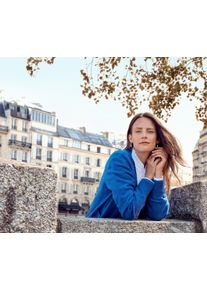 Tchibo - Bluse mit R&uuml;schendetail - Damen - Gr. 46 - weiss