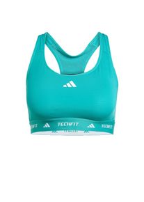 adidas Performance Sport-BH 'TECHFIT' Damen, t&uuml;rkis / wei&szlig;, Gr&ouml;&szlig;e XS