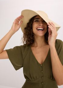 Chapeau de paille en fibre de papier en beige, Taille 3 (M), Couleur/Motif: naturel, bonprix