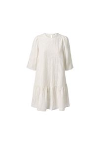 Tchibo - Robe tiss&eacute;e avec broderie - taille: 36 - blanc