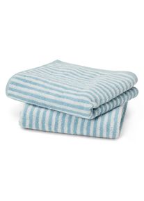 Tchibo - 2 linges de toilette de haute qualit&eacute; - bleu