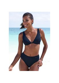 ELBSAND, Unisex, B&uuml;gel-Bikini aus trendiger Rippware, schwarz, 40, Cup E, Modische Rippenstruktur