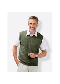 Marco Donati, Herren, V-Ausschnitt-Pullover &raquo;Pullunder&laquo;, khaki, 52, Pullunder